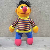 Vintage Hasbro Softies Sesame Street Ernie Plush Stuffed Doll 10&quot; - 11&quot; - £8.96 GBP