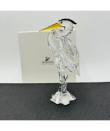 Swarovski Crystal Silver Heron Bird Retired Figurine Multicolor 6in - £110.18 GBP