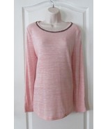 Juicy Couture Slit Sleeve Embellished Top PEACHY KEEN Women&#39;s Sz, M-XL N... - $477.60 MXN