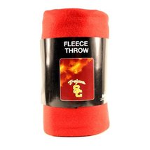 The Northwest Company USC Trojans NCAA Vapors Style Fleece Throw Blanket (50x60) - £14.38 GBP