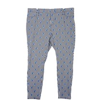 Terra &amp; Sky Women&#39;s Plus Size 2X Stretch Pants, Striped Floral Jeggings ... - $20.00