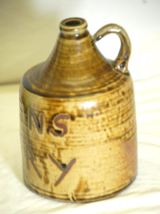 Owens Dairy Stoneware Crock Jug Signed - $49.49
