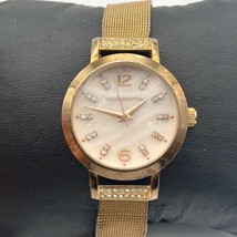 Liz Claiborne Mother Pearl Rose Gold 33mm Women’s Watch Working - $17.46 Liz Claiborne Mother Pearl Rose Gold 33mm Women’s Watch Working - $17.46