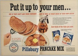 1949 Print Ad Pillsbury Pancake Mix Stack of Cakes &amp; Syrup Minneapolis,MN - £13.44 GBP