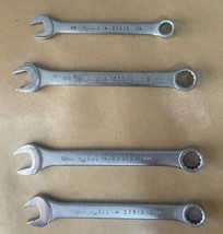 HUSKY USA 12 Point Assorted Lot of 4 Metric &amp; SAE Combination Wrench Open End - £12.33 GBP