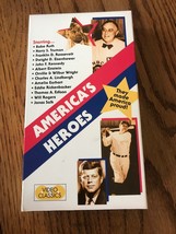 America’s Heroes A Video Hall Of Fame 20th… VHS video Tape Movie Ships N 24h - £22.54 GBP