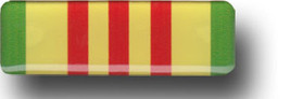 Vietnam Veterans - .6&quot; X1.87&quot; Mini Domed Sticker - $3.18