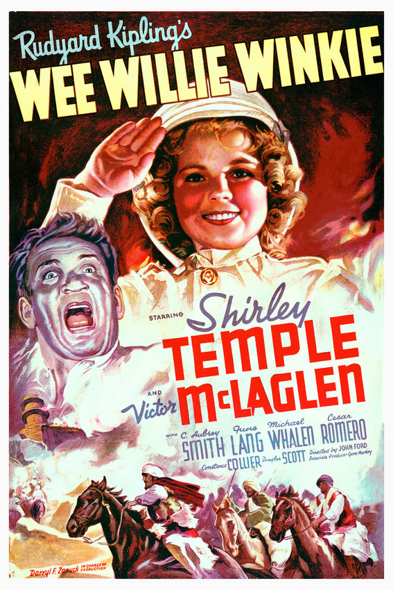 Shirley Temple and Victor McLaglen in Wee Willie Winkie 24x18 Poster - £19.29 GBP