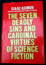 Asimov Seven Deadly Sins &amp; Cardinal Virtues Of Science Fiction 1st Print Hcdj - £7.01 GBP
