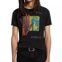 John Varvatos Men&#39;s Genesis Invisible Touch Retro Rock Graphic T-Shirt Black - £62.44 GBP