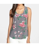 Joie Silk Rose Tank Women&#39;s SZ XS Curved Hem One Pocket Semi Sheer EUC - €8,58 EUR