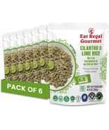 Eat Regal Cilantro &amp; Lime Rice Parboiled Rice Pack of 6, 8.8oz | Side Dish - €12,05 EUR