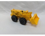 Vintage Maisto Yellow Tractor Shovel Toy Car 2 1/2&quot; - £24.81 GBP