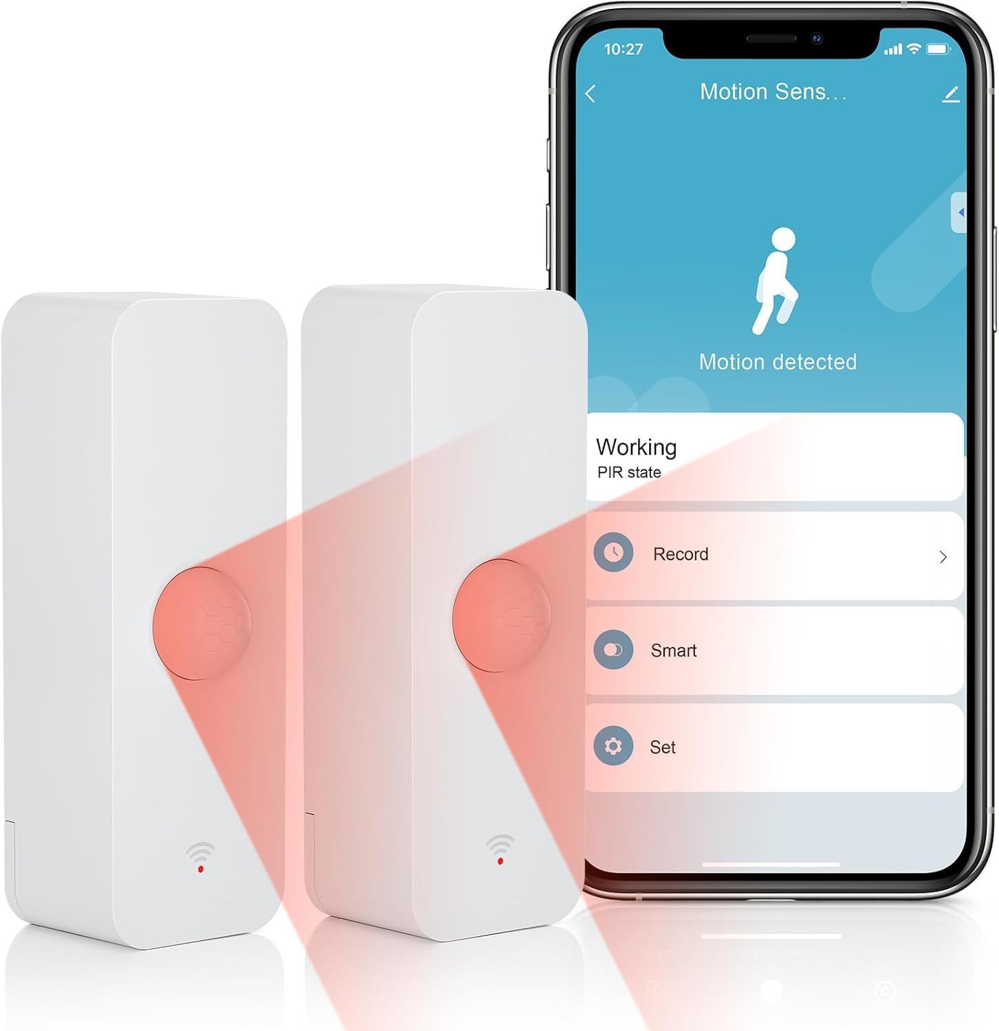 Emylo Wifi Motion Sensor,Smart Motion Detector,Security System Indoor, 2... - $39.99
