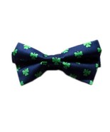 Danggi Man Men&#39;s St Patrick&#39;s Green Shamrock Bowtie Bow Tie - Blue - One... - $16.90