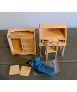Chippendale Desk and Chair, Dresser House of Miniatures, Fully Assembled... - $25.00