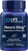 Life Extension Neuro-mag Magnesium L-threonate, Magnesium L-threonate, Brain Hea - £42.35 GBP