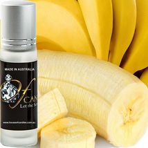 Fresh Bananas Premium Scented Roll On Perfume Fragrance Oil Hand Crafted Vegan - $13.00+