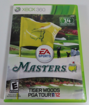 Tiger Woods PGA TOUR 12: The Masters (Xbox 360, 2011) Complete w/ Inserts CIB - £10.21 GBP