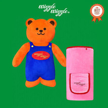 [WIGGLE WIGGLE] Cushion blanket Teddy Bear Korean brand knee blanket - £47.45 GBP