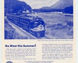 Northern Pacific Railway Trips West Brochure Teachers North Coast Limite... - $17.87