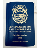 Kelley Blue Book Auto Early Model Cars July-December 1992 Collectors Edi... - $40.72 CAD