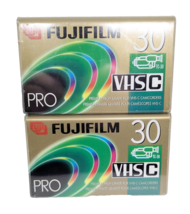 Fuji Film VHS-C Pro Premium High Grade Camcorder TC-30 Video Cassette 2 ... - €9,33 EUR