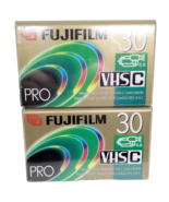 Fuji Film VHS-C Pro Premium High Grade Camcorder TC-30 Video Cassette 2 ... - €9,25 EUR