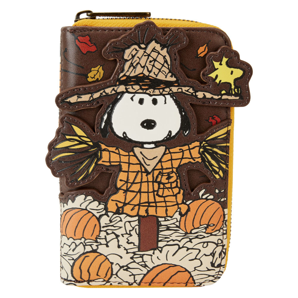 Peanuts Snoopy Scarecrow Zip Around Wallet - $56.73