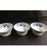 Set of 3 antique Chine rice bowl , marked at bottom, nice design - £46.93 GBP