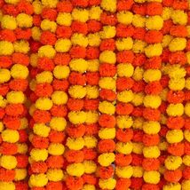 Marigold Garland for Decoration 5 Pcs of 5 feet Long Strands Artificial ... - €17,49 EUR+