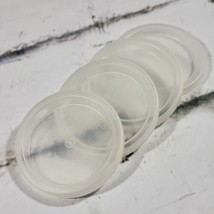 Vintage Tupperware Clear Seals 2&quot; Round 294-1 Lot of 4 - £7.44 GBP