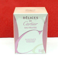 Delices De Cartier Eau Fruitee By Cartier EDT Spray 1.6 oz New in Sealed... - $95.03