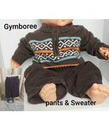 Gymboree brown zip neck corded pants size 3-6 mos. - €6,94 EUR