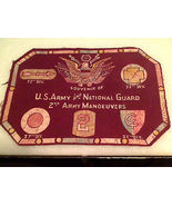 1941/2 US 2nd Army And National Guard Manoeuvers Souvenir With Division ... - £39.31 GBP