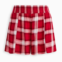 Torrid 5 Inch Gauze Hi-Rise Smocked Waist Shorts Size 2 (2X) - $39.00