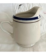 Vintage Galaxy Stoneware Blue Stripe 280 Saturn Blue Made in Japan - $169.16 MXN