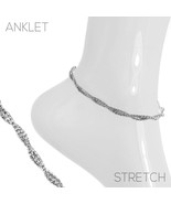 Crystal Anklet. Crystal Ankle Bracelet. Eternity Anklet. Wedding Anklet.... - £17.29 GBP