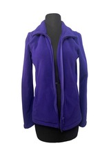Uniqlo Purple Full Zip Fleece Jacket Size Medium - £10.89 GBP