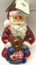 Christopher Radko 6" Glass SANTA Ornament - $39.60