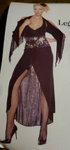 M/L Leg Avenue Slinky Mistress Witch Costume Sexy Halloween elvia of the dark nw - £8.45 GBP
