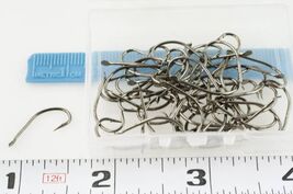 3# 100 Pieces Wanshi Fish Fishing Hooks Flat No Hole End Sharpened Black... - €2,76 EUR