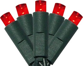  50 Count 5mm Red Led Lights Outdoor Led String Lights For Garden Tree  - $34.97