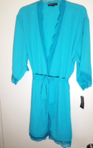 INC Womens Lace Trim Short Robe-Sea Isle - £11.95 GBP
