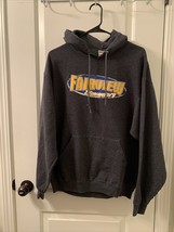 Fairview Elementary School Men&#39;s Hoodie Sweatshirt Size Large Gray - $43.56