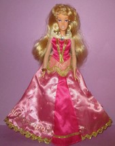 Disney Store Aurora Sleeping Beauty Dress Gown Outfit Doll Fashion Wardrobe Rose - £31.59 GBP