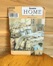 Simplicity Vintage Home Sewing Crafts Kit #8898 1999 Bedding Basics - $9.99