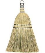 CORN WHISK Hand BROOM yellow straw Fibers Classic valet shop car HARPER ... - $23.11