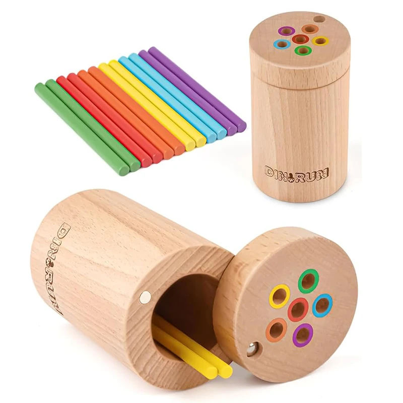 Toddler Toys Montessori for 1 2 3 Year Old Color Matching Fine Motor Skills - £15.91 GBP