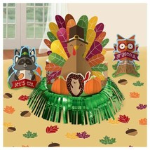 Gobble Gobble Turkey Thanksgiving Table Decorating Kit - £10.82 GBP